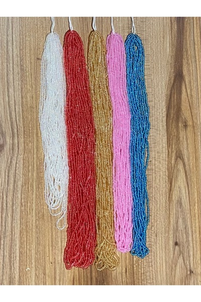 Öztürk Çok Renkil 42dizi. Kum Boncuk Çekoslovakya, Adana, Hapishane Işi, Iğne...