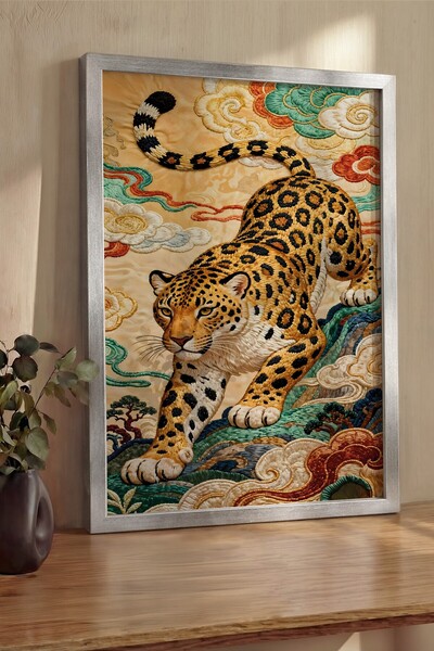 Postifull Zidna slika, luksuzna slika i poster u srebrnom okviru, serija ritu...