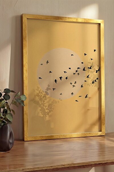 Postifull Pictură murală, Tablou și poster cu ramă aurie de lux, Seria Ritual...