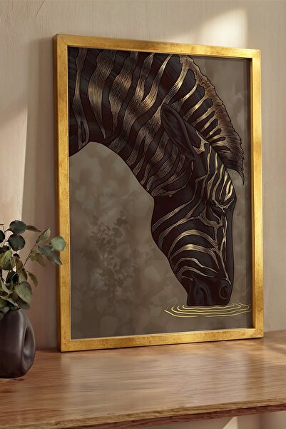 Postifull Pictură de perete, Tablou și poster cu ramă aurie de lux, Seria Rit...