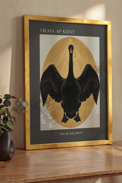 Postifull Zidna slika, luksuzna slika i poster sa zlatnim okvirom, serija rit...