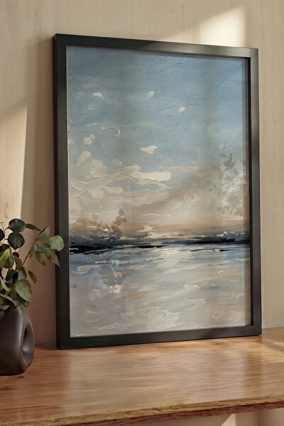 Postifull Pictură de perete, Tablou și poster cu ramă neagră de lux, Seria Ri...