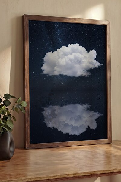 Postifull Zidna slika, luksuzna slika i poster u smeđem okviru, serija ritual...