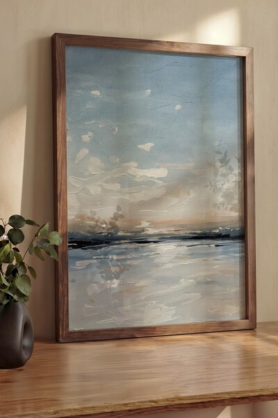 Postifull Πίνακας Τοίχου, Πίνακας και Αφίσα με Πολυτελές Καφέ Πλαίσιο, Σειρά ...