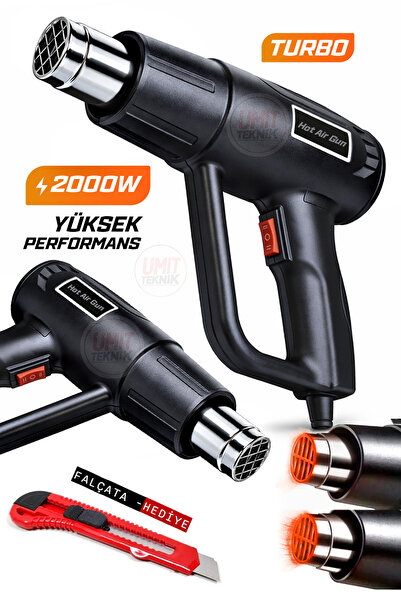 PROXTECH Pro 2000W HızlıYüksek Bakır Sargılı 2 Kademeli Isı Ayarlı Sıcak Hava...