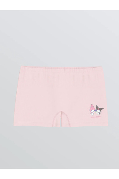 LC Waikiki White Hello Kitty Printed Girls' Boxer Shorts 3-Piece Set