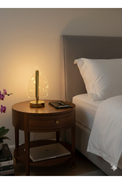 HOT POWER Yaprak model masa lambası şarjlı