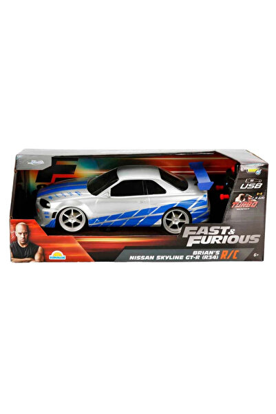 FELİTE Uzaktan Kumandalı Hızlı ve Öfkeli Film Şarjlı Nissan Skyline 29 CM Ara...