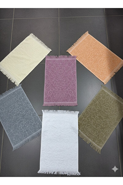 ÖZteks 12 Pieces 30*50 cm Cotton Kitchen Towels Hand Towels (2 Pieces from Ea...