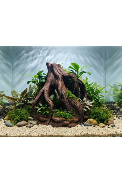 FLEXIS WE MAKE IT POSSIBLE FOR YOU Akvaryum İçin Dekoratif Ağaç Kökü ve Doğal...