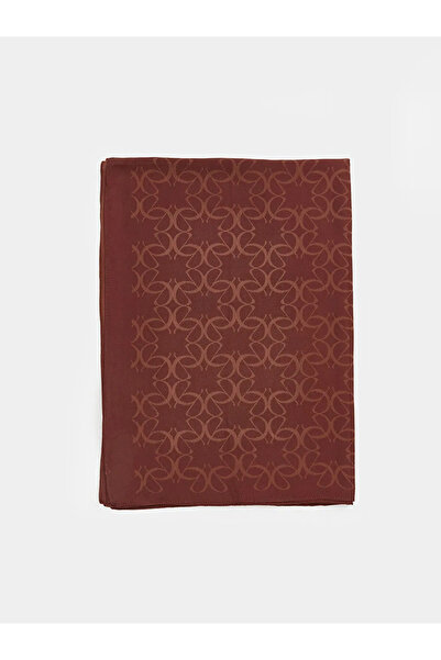 LC Waikiki Brown Patterned Women's Shawl