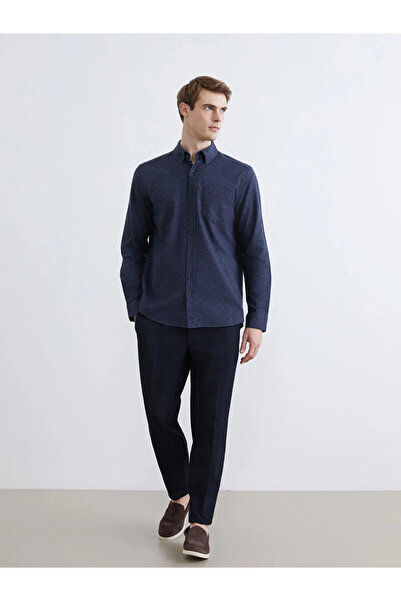 LC Waikiki Navy Blue Standard Size Men's Trousers