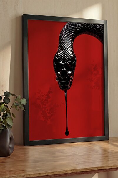 Postifull Wall Art, Luxury Black Framed Painting and Poster, Ritual Series, S...