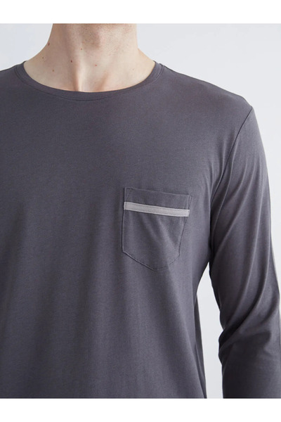 LC Waikiki Gray Standard Fit Men's Pajama Set