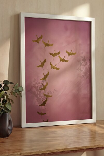 Postifull Zidna slika, luksuzna slika i poster u beloj ramovani, serija ritua...