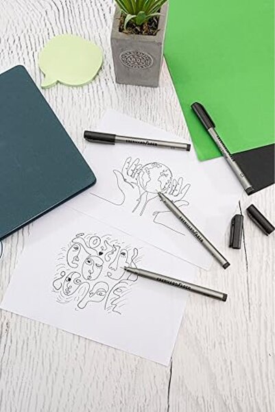 Eberhard Faber مجموعة أقلام تحديد ملونة EF558104 مكونة من 4 قطع