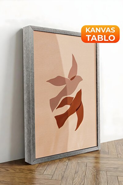 Postifull Zidna slika, luksuzna slika na platnu sa srebrnim okvirom, serija r...