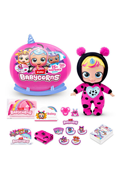 Rainbocorns Sevimli Sürpriz Bebek 92107 Mavi Boynuz