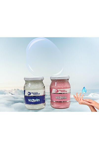 Damla VAZELİN CAM KAVANOZ 140 G 2,Lİ