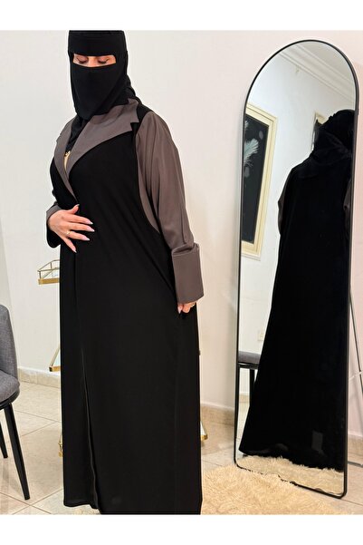 Ratan Royal Abaya with flag sleeves and front, new colorful flap wrap