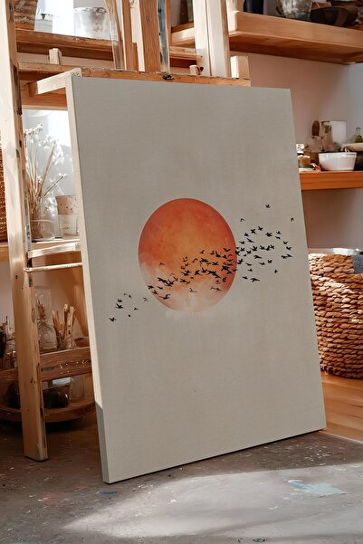 Postifull Pictură murală, Tablou de lux pe pânză, Seria Ritual, Pictură cu pă...