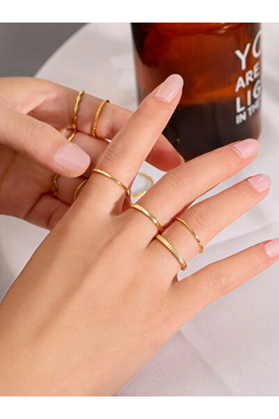 Ervalina 10'lu Yüzük ve Eklem Yüzük Seti