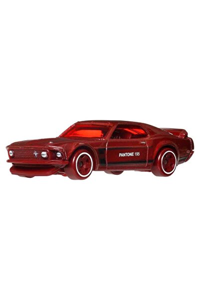 HOT WHEELS Silver Serisi Pantone Diecast Arabalar 69 Ford Mustang Boss JKY48