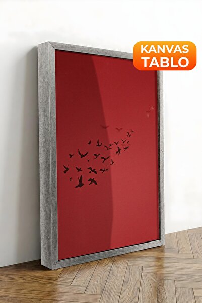 Postifull Zidna slika, luksuzna slika na platnu sa srebrnim okvirom, serija r...