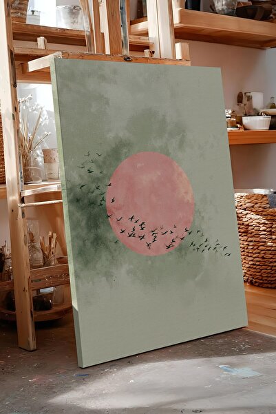 Postifull Pictură murală, Tablou de lux pe pânză, Seria Ritual, Pictură cu pă...