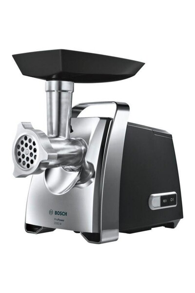 Bosch Masina de tocat carne MFW67440, 2000 W, 3.5 Kg/min, Negru-Argintiu