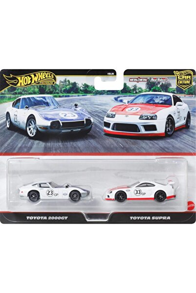 HOT WHEELS 2'li Premium Araba Toyota 2000GT & Toyota Supra JBL03