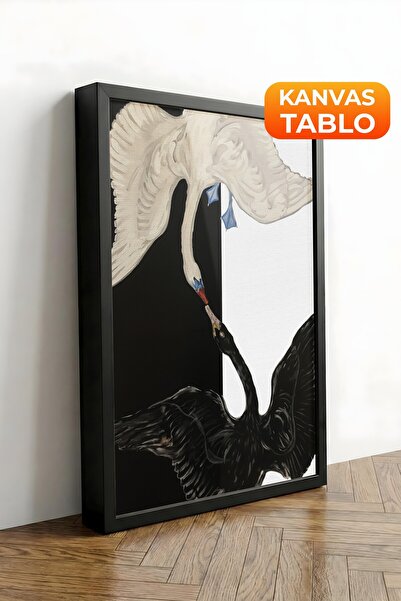 Postifull Duvar Tablosu, Lüks Siyah Çerçeveli Kanvas Tablo, Ritüel Serisi, Ku...