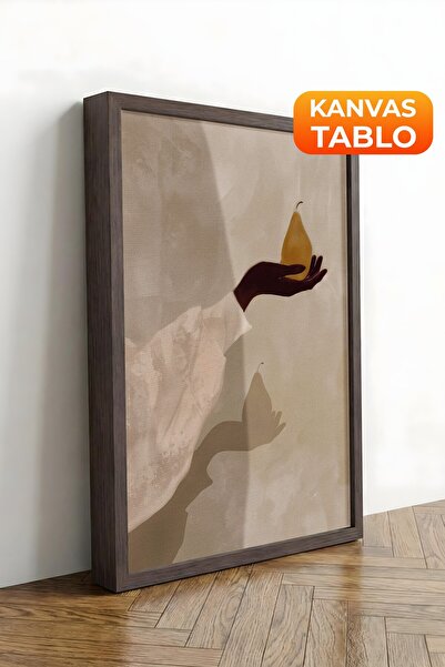 Postifull Zidna slika, luksuzna slika na platnu sa smeđim okvirom, serija rit...