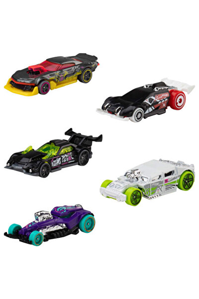 HOT WHEELS Five-Piece Car Set Cyber Noir Jkg06