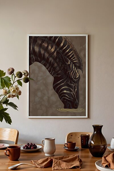 Postifull Pictură de perete, Tablou și poster cu ramă albă, Seria Ritual, Pic...