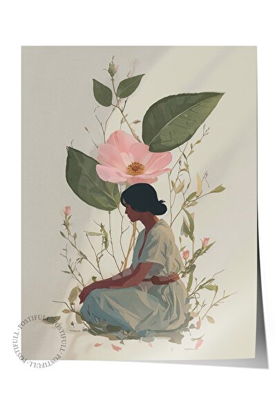 Postifull Poster de perete, Poster fără ramă, Imprimare artistică, Seria Ritu...