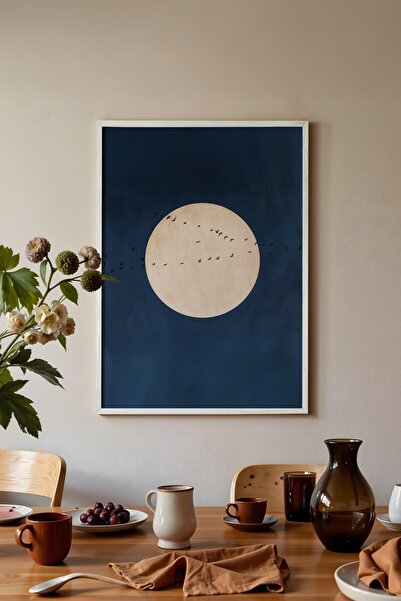 Postifull Pictură de perete, Tablou și poster cu ramă albă, Seria Ritual, Pic...