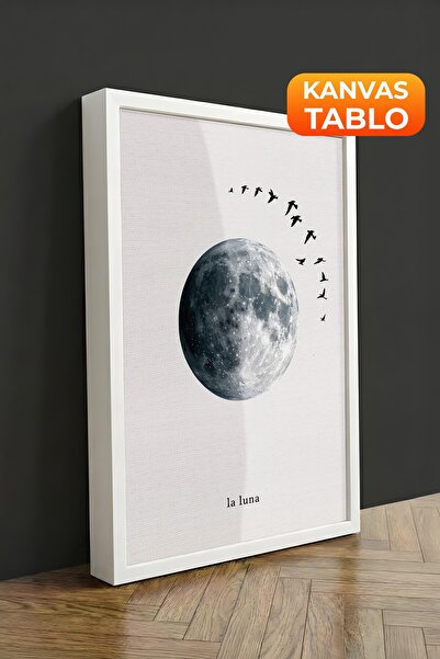 Postifull Zidna slika, luksuzna slika na platnu u beloj ramovini, serija ritu...