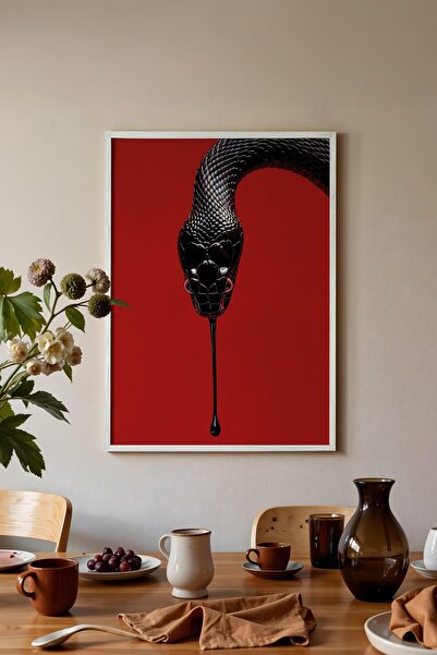 Postifull Pictură de perete, Tablou și poster cu ramă albă, Seria Ritual, Pic...