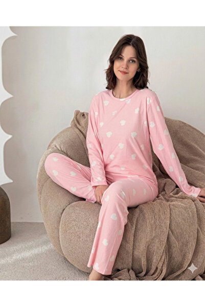 isiltikidsmoda Lindros 0532 women's suede long sleeve pajama set