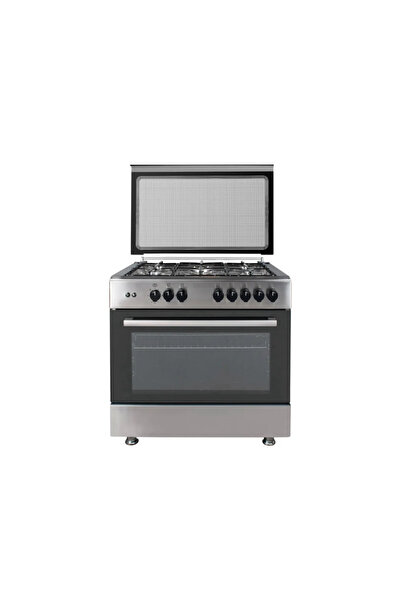 KUMTEL Luxil Gas Oven 60*90 cm, 105 Liters, Heavy Rack, 5 Burners, Full Safet...