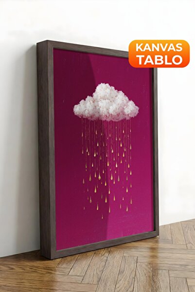 Postifull Zidna slika, luksuzna slika na platnu sa smeđim okvirom, serija rit...