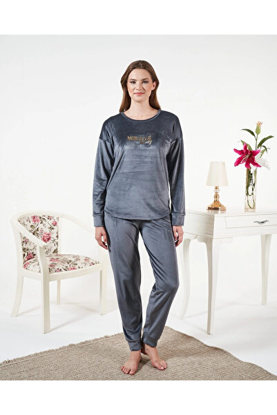 isiltikidsmoda Estiva 25381 long sleeve velvet pajama set