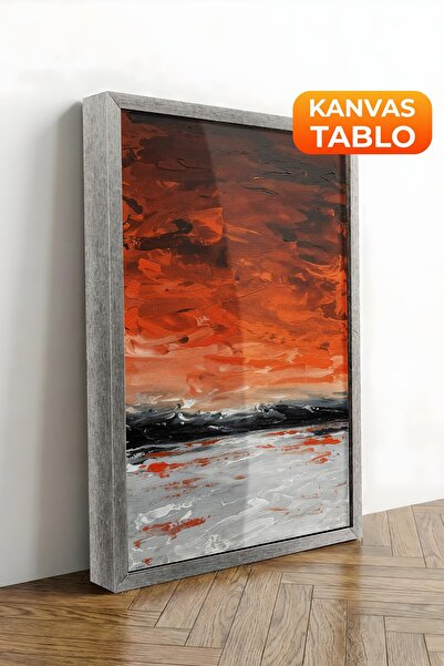 Postifull Zidna slika, luksuzna slika na platnu sa srebrnim okvirom, serija r...