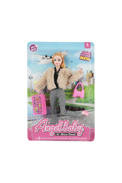 MEGA Angelbaby Seyahat Bebekleri Seri 2 Kare Pantolonlu
