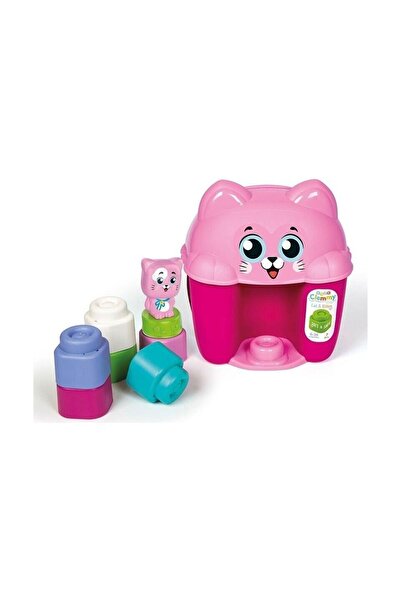 CLEMENTONI Soft Clemmy Block Bucket Set with Kitten