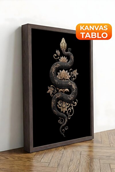 Postifull Zidna slika, luksuzna slika na platnu sa smeđim okvirom, serija rit...