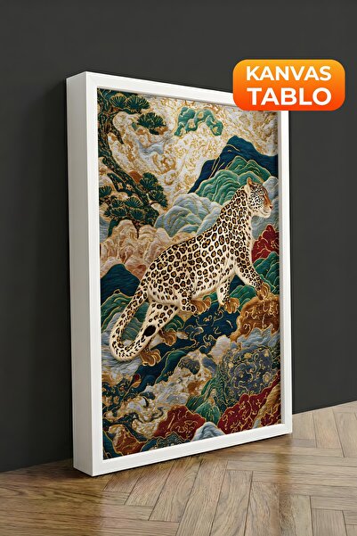 Postifull Pictură murală, Tablou pe pânză cu ramă albă de lux, Seria Ritual, ...