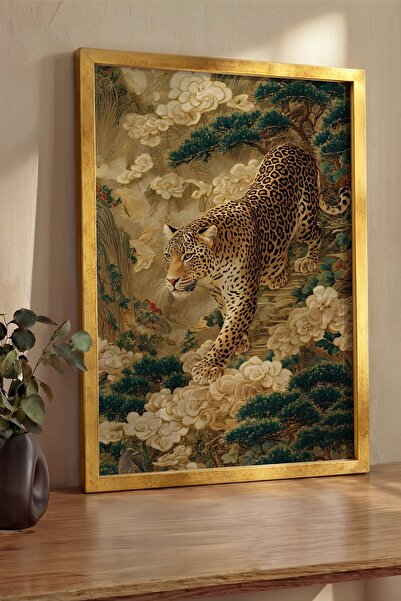 Postifull Pictură de perete, Tablou și poster cu ramă aurie de lux, Seria Rit...