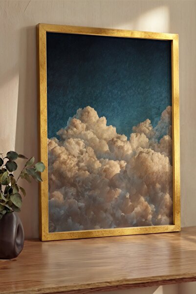 Postifull Pictură de perete, Tablou și poster cu ramă aurie de lux, Seria Rit...